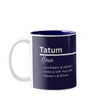 Tatum 名前入り コーヒーマグ