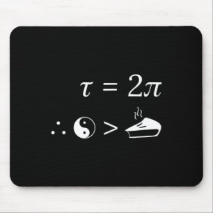 TauはPi素晴らしよりもTau - Nerdy Tau Day Math マウスパッド