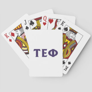 Tau Epsilon Phi | 文字 トランプ