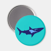 Taucher Hai diver shark マグネット (正面/裏面)