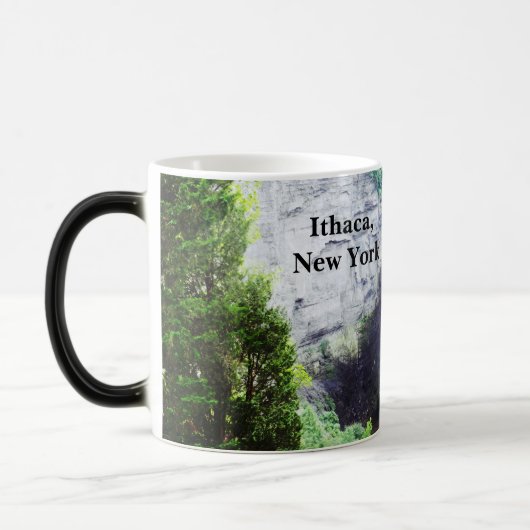 TAUGHANNOCKはマグITHACAの下ります モーフィングマグカップ (左)