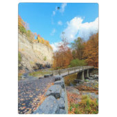 Taughannockは公園州立下ります クリップボード (裏面)