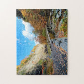 Taughannockは公園州立下ります ジグソーパズル (縦)