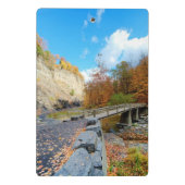 Taughannockは公園州立下ります ミニクリップボード (裏面)
