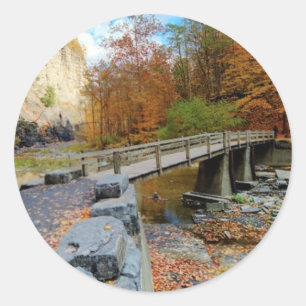 Taughannockは公園州立下ります ラウンドシール