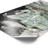 Taughannock Falls in Winter フォトプリント (角)