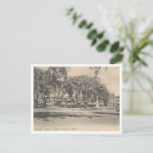 Taunton MA, The Green, 1915 ポストカード (スタンド正面)