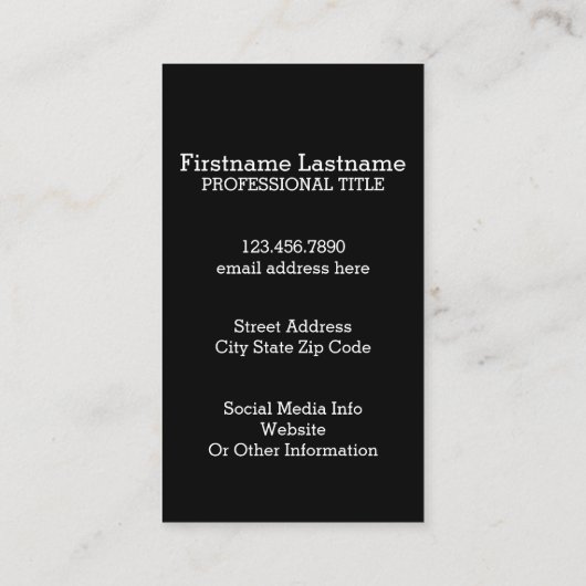 Taupeと白パタストライプのーン黒モノグラム 名刺 (裏面)