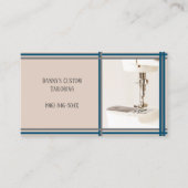 Taupeテーラー裁縫機械名刺 名刺 (正面)