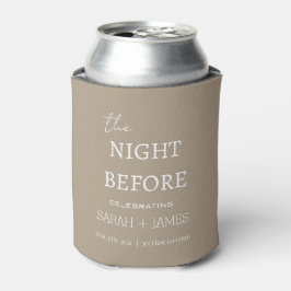Taupeミニマル White The Night Before結婚 S 缶クーラー