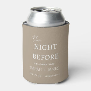 Taupeミニマル White The Night Before結婚 S 缶クーラー