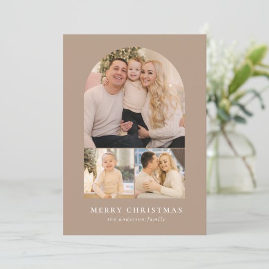 TaupeミニマルArch 3写真 シーズンカード (スタンド正面)