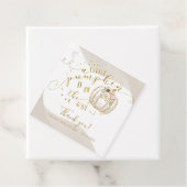 Taupe金ゴールドカボチャ秋ベビーシャワーサンキュー フェイバータグ (インサイチュ)