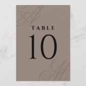 Taupe モダン Edgeモノグラエレガントム表番号 (裏面)