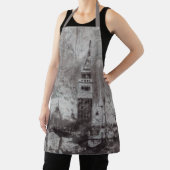 Taupe and Cyan 動揺して Skyline Venice Italy エプロン (インサイチュ)