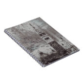 Taupe and Cyan 動揺して Skyline Venice Italy ノートブック (右側)