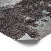 Taupe and Cyan 動揺して Skyline Venice Italy ポスター (角)