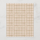 Taupe Baby Blocks Advice & Well Wishes Card (裏面)