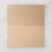 Taupe Baby Blocks Blank Food Labels & Place Cards プレイスカード (内部開封)