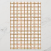 Taupe Baby Shower Bingo Game Card チラシ (裏面)