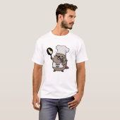 TAUPE CHEF ! - humour cuisine et animal drôle Tシャツ (正面フル)