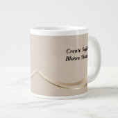 Taupe Gold Inspirational ジャンボコーヒーマグカップ (正面右)