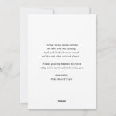 Taupe Greenヴィンテージのクリスマスフォト シーズンカード (裏面)