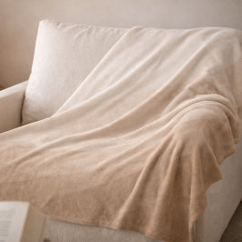 Taupe Ivory Horizon Fleece Blanket フリースブランケット