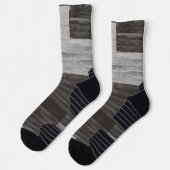 Taupe jeanフェイクパッチ作業 ソックス (左)