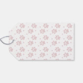 Taupe & Pink Paw Print - Dog Lover ギフトタグ (裏面横)