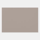 Taupe & Pink Paw Print – Dog Lover ラッピングペーパーシート (正面2)