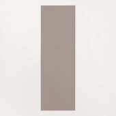 Taupe & Pink Paw Print Yoga Mat – Stylish Neutral  ヨガマット (裏面)