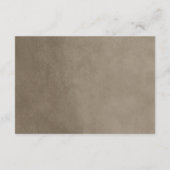 Taupe String Lightsの結婚挿入カード エンクロージャーカード (裏面)