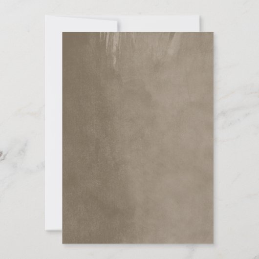 Taupe String Lights結婚式招待状 招待状 (裏面)