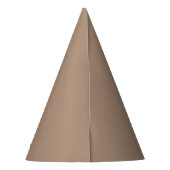 Taupe Tulip Party Hat パーティーハット (裏面)