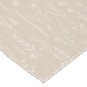 Taupe Wildflower Baby Shower Tablecloth テーブルクロス (アングル)