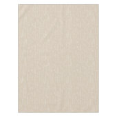 Taupe Wildflower Baby Shower Tablecloth テーブルクロス (正面)