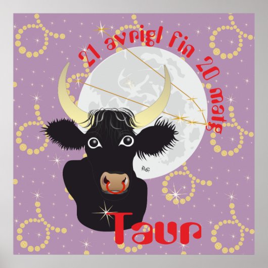 Taur 21 avrigl fin 20 matg Placat ポスター (正面)
