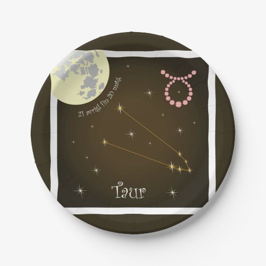 Taur 21 avrigl fin 20 matg / Teller ペーパープレート (正面)