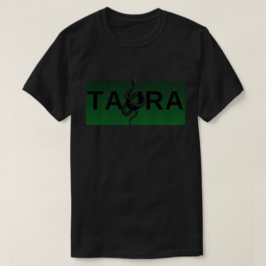 TAURA Serpent Edition – Dark Snake Graphic Design  Tシャツ (デザイン正面)