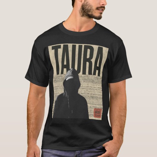 TAURA Shadow Edition – Urban Streetwear T-Shirt Tシャツ (正面)