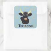 Taureau 21 avril au 20 mai Autocollants スクエアシール (バッグ)