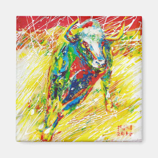 Taureau 3 par Natalia KURUCH マグネット