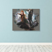 TAURIEL™およびLEGOLAS GREENLEAF™グラフィック キャンバスプリント (インサイチュ (ウッドフロア))