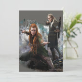 TAURIEL™およびLEGOLAS GREENLEAF™グラフィック 招待状 (スタンド正面)