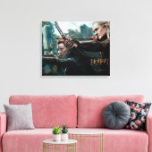 TAURIEL™およびLEGOLAS GREENLEAF™ムービーポスター キャンバスプリント (インサイチュ (リビング))