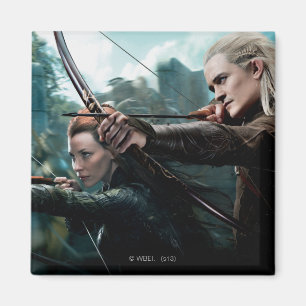 TAURIEL™およびLEGOLAS GREENLEAF™ムービーポスター マグネット