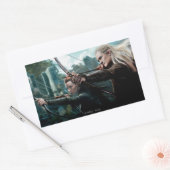TAURIEL™とLEGOLAS GREENLEAF™映画ポスター 長方形シール (封筒)