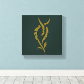 TAURIEL™フローラ記号 キャンバスプリント (インサイチュ (ウッドフロア))