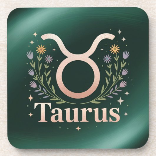 Taurusグリフフラワーズスターコースターセット コースター (正面)